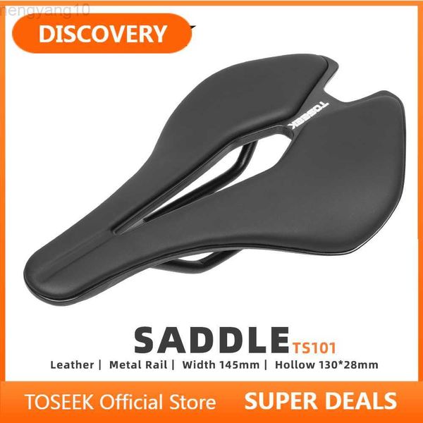 Selle per bici TOSEEK Sella per bicicletta da corsa Training Grade Man Road Tt Time Trial Triathlon Bike cuscino leggero Sella Mtb Sella 7 * 7 Rail HKD230710