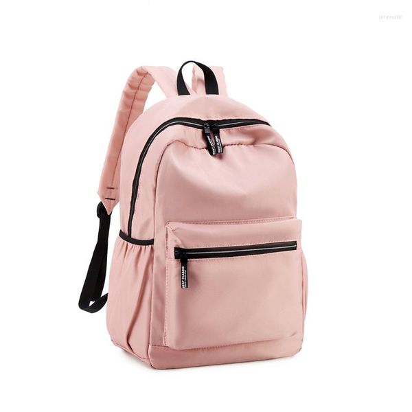 Zaino Canvas Mochilas Ragazzi Casual Leggero Multi Tasca Zaino da viaggio Borsa da scuola per donna Libro per ragazze adolescenti