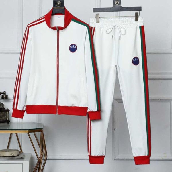 Set di maglioni con cerniera primaverili e autunnali tute da uomo Pantaloni firmati tuta oversize Uniforme da baseball uomo donna Set di due pezzi in cotone casual