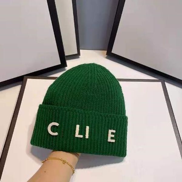 Winter Neue Internet Celebrity Woolen Cap Buchstaben Gestrickte Hut Chinesischen Vermieter Hut Mode Marke Männer und Frauen Warme Beanie Hüte mode