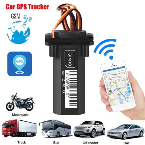 Carro, motocicleta, rastreador GPS à prova d'água, bateria embutida, localizador gsm gprs, em tempo real, dispositivo de rastreamento, localizador de veículos gps integrado