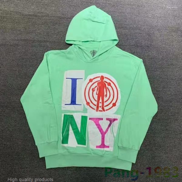 Erkek Hoodies Sonbahar Kış CPFM. Xyz Erkek Kadınlar Yüksek Kalite Ben NYC Moon Man Hoodie Büyük Kapüşonlu Sweatshirt Hip Hop Kazak Seviyorum