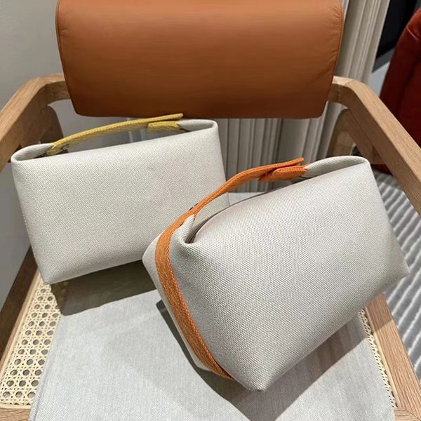 Borsa cosmetica da donna, borsa da trucco firmata da toilette, pochette da uomo di lusso, custodia per il lavaggio, borsa a tracolla, borse a tracolla, tela vintage, cerniera, borse da palestra