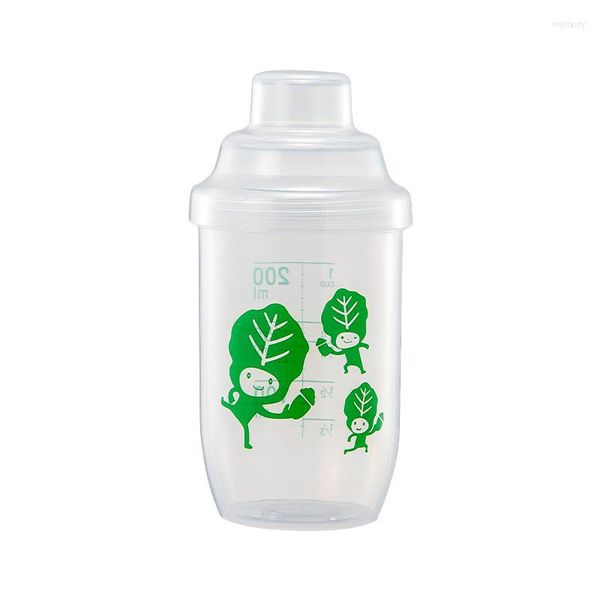 Bottiglie d'acqua 4PCS Sports On The Go Shaker Milkshake Cup con scala