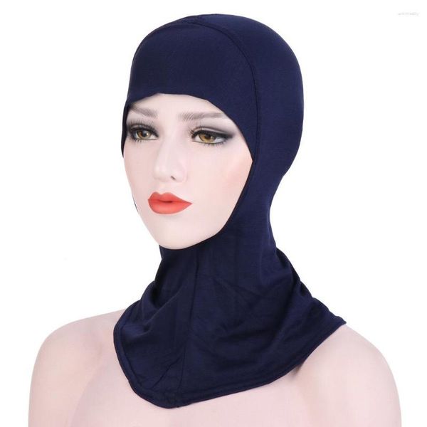 Abbigliamento etnico Hijab musulmano spagnolo Cappello fondo Moschea Moda Abaya Culto Ramadan Preghiera Caftano islamico