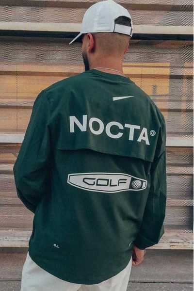 2023 Herren Hoodies US-Version Nocta Golf Co Branded Draw Atmungsaktives, schnell trocknendes Freizeitsport-T-Shirt Langarm Rundhals Sommer Advanced Design 033
