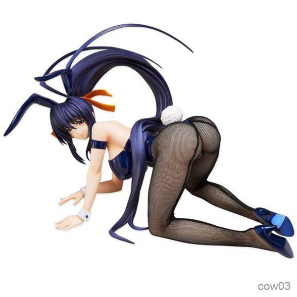 Action Toy Figures 24CM Sexy Figure Anime High School FREEing Bunny Girl Himejima Akeno Model Dolls Toy Gift BoxCollect Material R230710