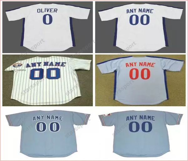 Montreal Expos Vintage Baseball Jersey Custom qualquer número e nome Jerseys All Ed Men Womens Youth Sport Fast Sport