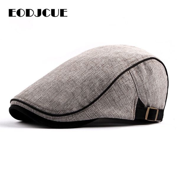 Wholesale Primavera Verão Boina Chapéus Para Homens Bonés Newsboy Ivy Flat Hat Ao Ar Livre Sun Cap Pai chapéu Casquette Chapéus boina