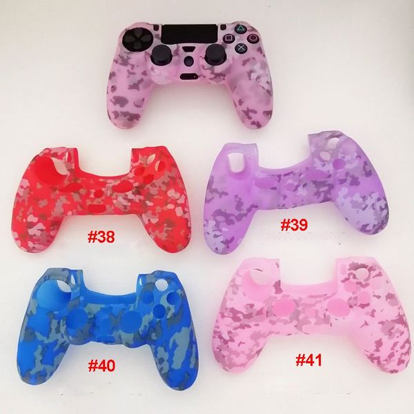 Controle sem fio do Xbox one Gamepad colorido Estojo protetor de gel de silicone macio DHL