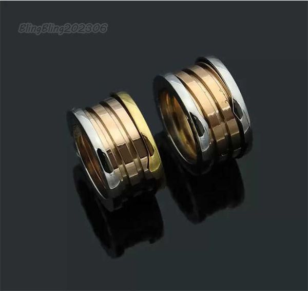 Schmuck Mode Gold Ringe 316L Nagel Ring Mode Paar Ringe für Männer und Frauen Beste Schmuck