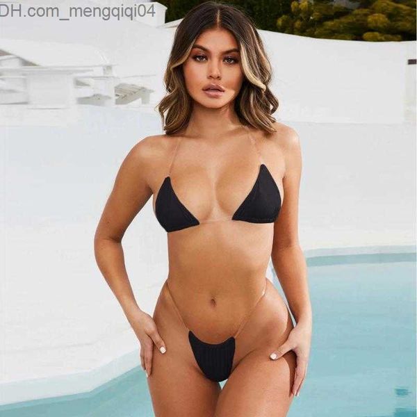 Damen-Bademode, Damen-Bademode, sexy Damen-Bikini-Set, brasilianischer Badeanzug, zweiteiliger Push-up-Badeanzug, transparenter Verband, Badeanzüge zum Sonnenbaden, Z230711