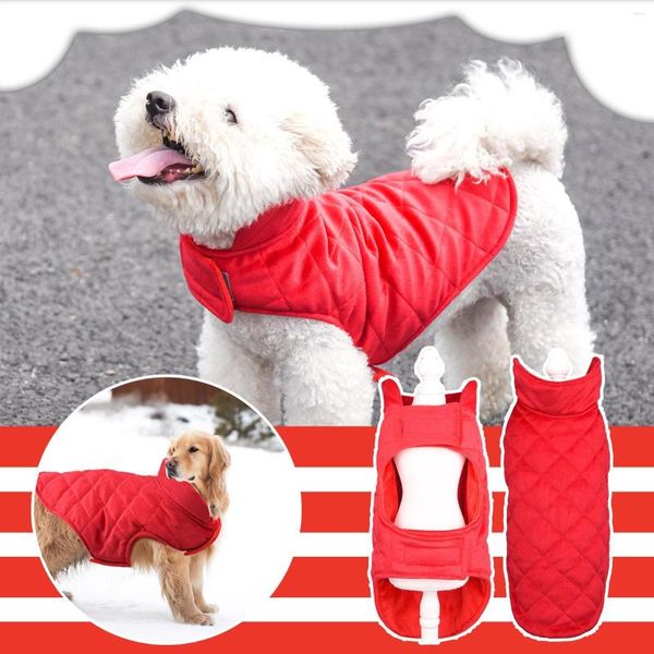 Hundebekleidung, mittelgroßer Pullover mit warmer, weicher Wollweste für den Winter, niedliche Kleidung, Haustier-Sweatshirt, Rot für Chihuahua-Kapuzenpullover