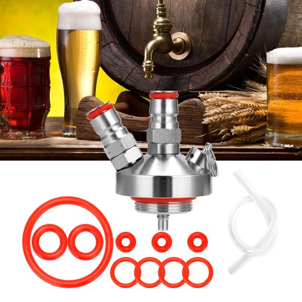 Filtri da tè Double Ball Lock Mini Keg Dispenser Rubinetto per vino per birra artigianale Growler Homebrewing Spear 230710