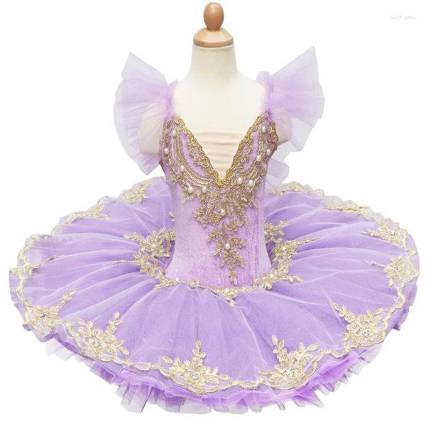 Stage Wear 2023 Vestito da balletto professionale da ragazza Lago dei cigni Gonna tutu da ballo per adulti