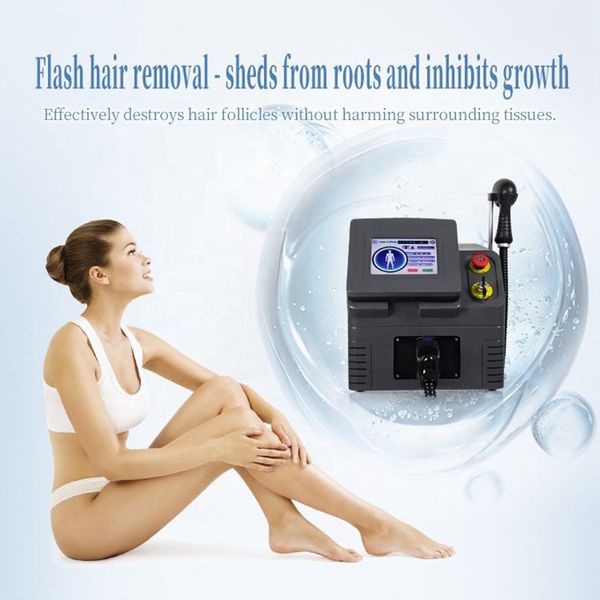 Schönheitssalon Schmerzloses und sichereres tragbares 808-nm-High-Tech-Beauty-Laser-Haarentfernungsgerät