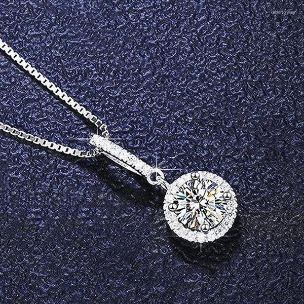 Colares com pingente CAOSHI temperamento elegante colar feminino acessórios de casamento com deslumbrante zircônia jóias graciosas para noivado