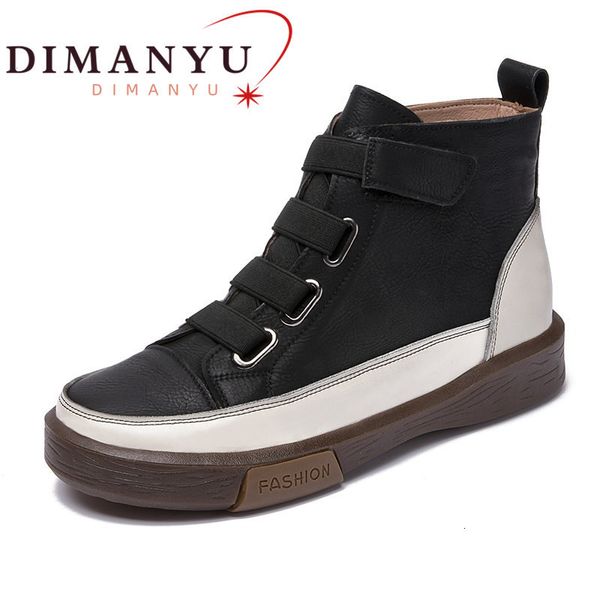 Stivali DIMANYU Sneakers da donna Scarpe Pelliccia piatta Donna Inverno Vera pelle Ultima tendenza Primavera caviglia per 230710