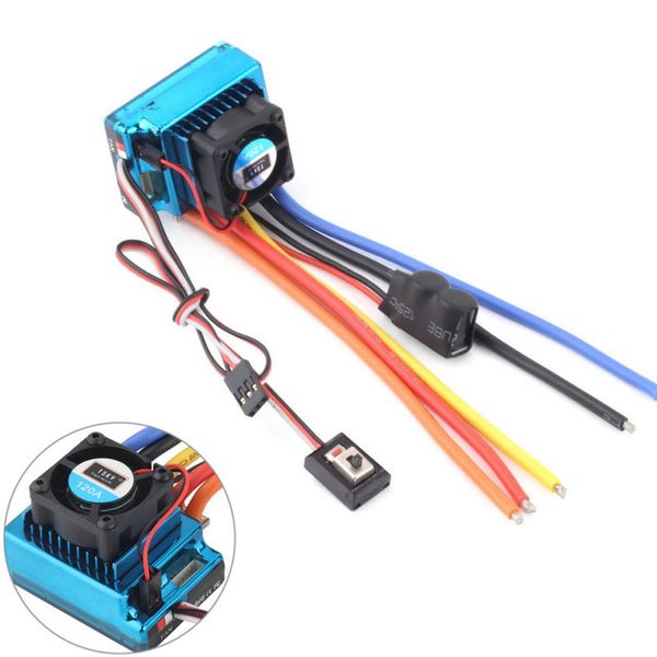 Teile Zubehör 120A ESC Hohe Qualität PCB Platte Sensored BEC Bürstenlosen Geschwindigkeit Controller mit für 1 8 1 10 1 12 auto Crawler 230710