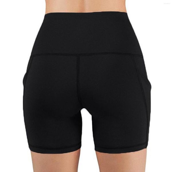 Shorts ativos Leggings de ioga finos Calças de fitness de tecido respirável Push Up Calças esportivas para treino casual diário