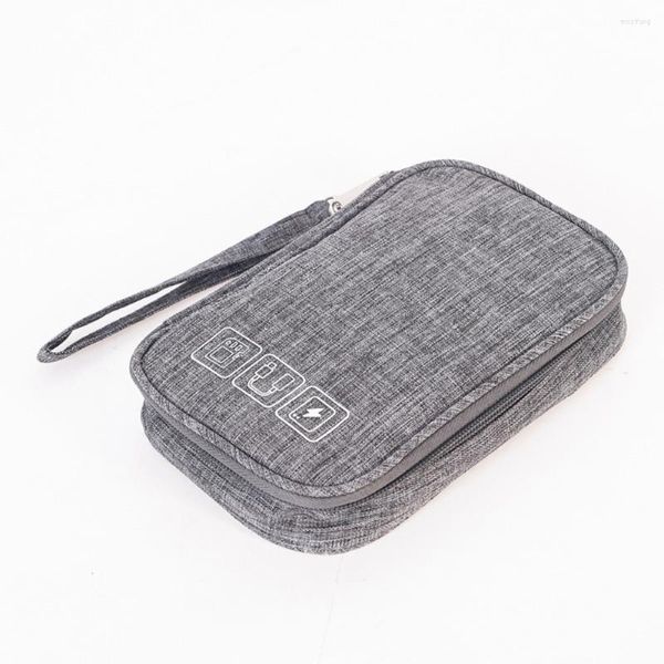 Sacos de armazenamento Cabo Gadget Organizador Bolsa Acessórios Eletrônicos Portáteis Estojo Para Cabo Carregador Disco Rígido Fone de Ouvido Cartão SD USB