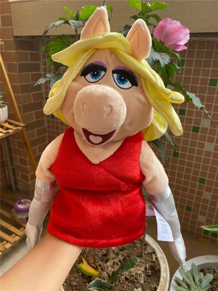 Plüschpuppen Die Muppets Schweinchen Muppet Plüschhandpuppe 40 cm 230707