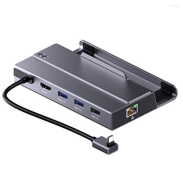 In 1 USB C Hub SSD Dock HD 4K 60Hz Sata Nvme M.2 Steam Deck Docking Station Für Ayaneo Zubehör Jsaux Switch Docks