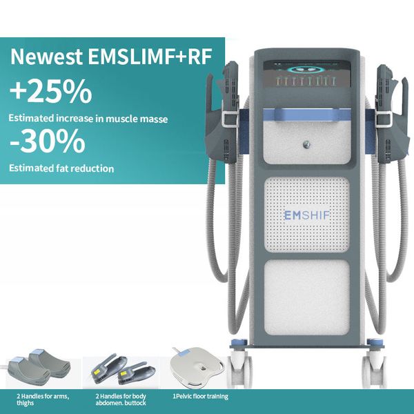 Hochintensiver elektromagnetischer Muskeltrainer, Pfirsich-Hüftwesten-Linie 2023, tragbares RF-Emslim-Gerät