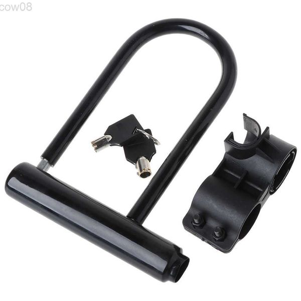 Bike Locks Universal U Lock Bike Bicyc Motorcyc Cycling Scooter Security Steel Chain HKD230710