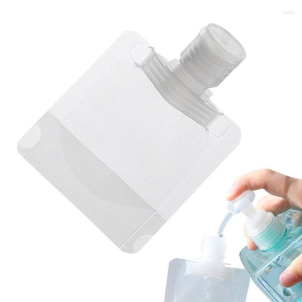 Aufbewahrungsbeutel 30 ml/50 ml/100 ml Reisebehälter für Flüssigkeiten Tragbare flüssige Make-up-Verpackungstasche Auslaufbeutel Nachfüllbarer leerer Squeeze