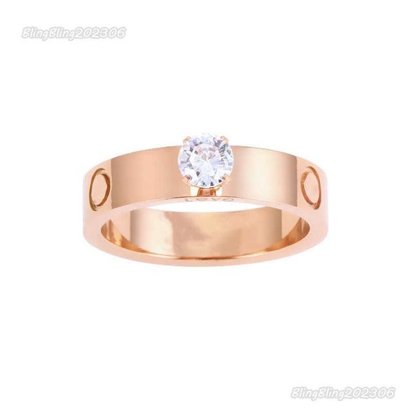 Vvs moissanite Designer Design Proposta Anelli Coppie di lusso Anello con diamanti Gioielli di marca Anelli di alta qualità Regali di San Valentino per uomini e donne