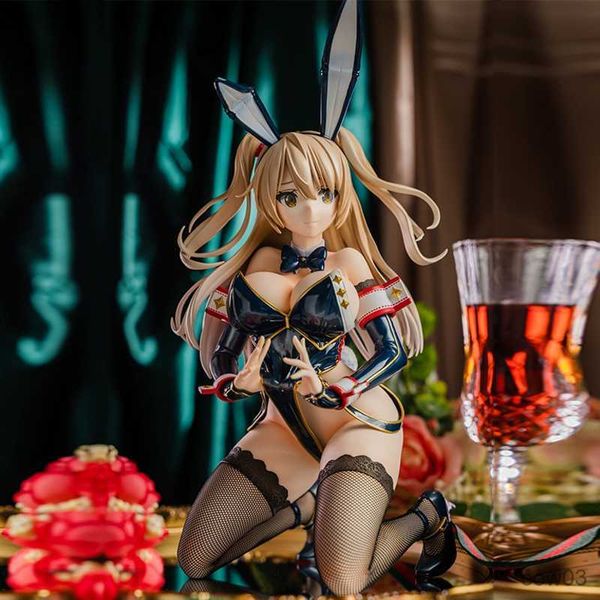 Aktionsspielfiguren 30CM Anime Figur Bunny Girl Sexy schwarze Seide Kaninchenohren Modell Sammlung Puppe Spielzeug Geschenk Desktop Ornamente R230710