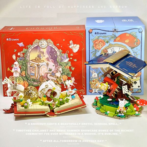 Солдат Wekki Fairy Tale Bookalice Wonderland модельная серия детей Сборка игрушек блоки игрушки маленькие девочки любимые праздничные подарки 230710