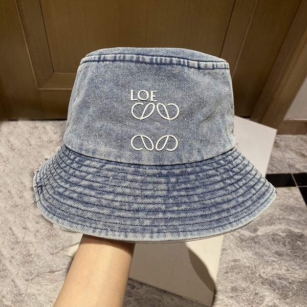 LEW Full Logo Bucket Hat Designer Beanie Cap 2023 neuer blauer, hochwertiger Sonnenschutzkappen-Trend für Männer und Frauen