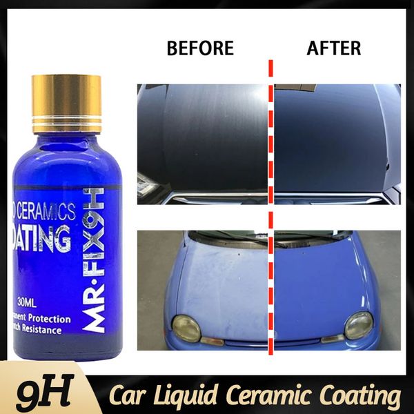 Новый MR FIT 9H CAR Liquid Ceramic Coat Car Польский антиакраткий мотоциклетный уход за краской детализировать стеклянное покрытие быстрое покрытие