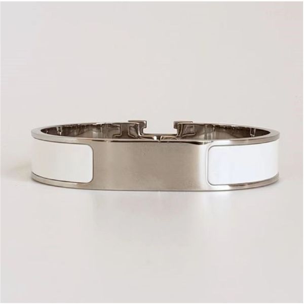 Silverbracelet letras de aço titânio grandes homens e mulheres Europa e Estados Unidos tendência da moda pulseira nova joia de aço inoxidável titânio