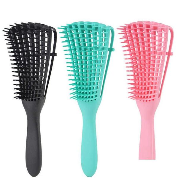 Saç Fırçaları Doğal der Afro Amerika 3A - 4C Kinky Wavy Kıvırcık Kavur