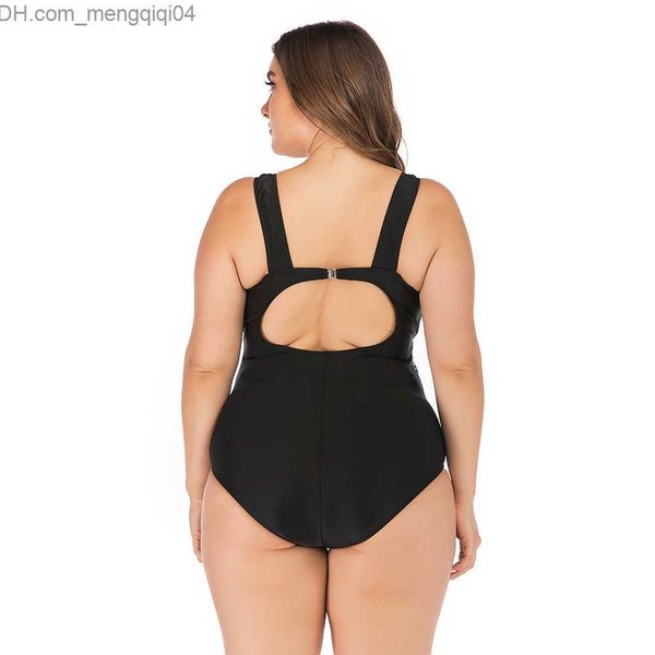 Costumi da bagno da donna Sexy Leopard Large Plus Size Costumi da bagno 5XL Costumi da bagno interi da donna adatti per costumi da bagno da spiaggia per donne grasse Z230712