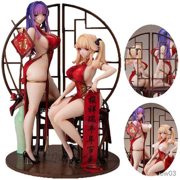 Action Toy Figures, связывающие Moehime Union Anime Girl Image Fruit Год Action Image Action Sexy Model Doll Toys R230711