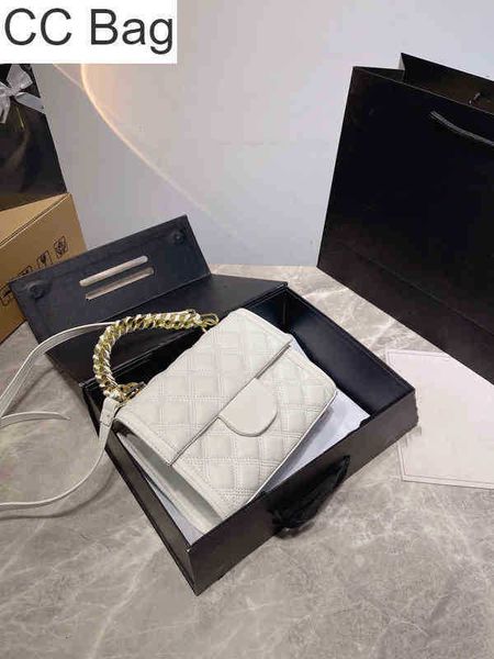 CC Bag Borse per la spesa 2022 Prezzo all'ingrosso Borsa con patta a spalla in vera pelle con piccoli e grandi reticoli Diamond Fashion Gold Hardware Tot