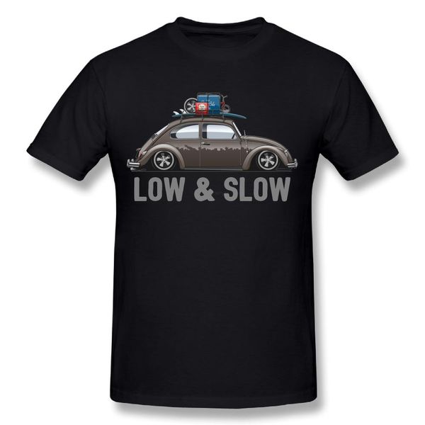 Camiseta lenta do carro engraçado da trincheira. Verão algodão oneck manga curta camiseta masculina novo tamanho s3xl