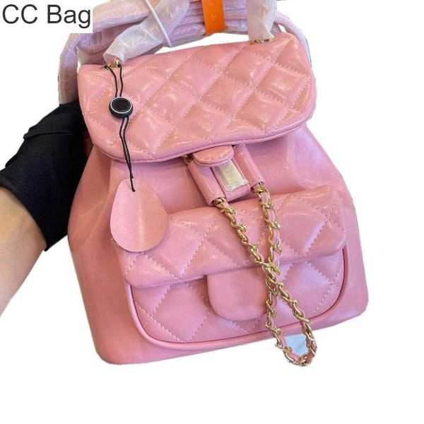 10A CC Bag Bag Bag Womens Vintage Oil Wax Teather рюкзак