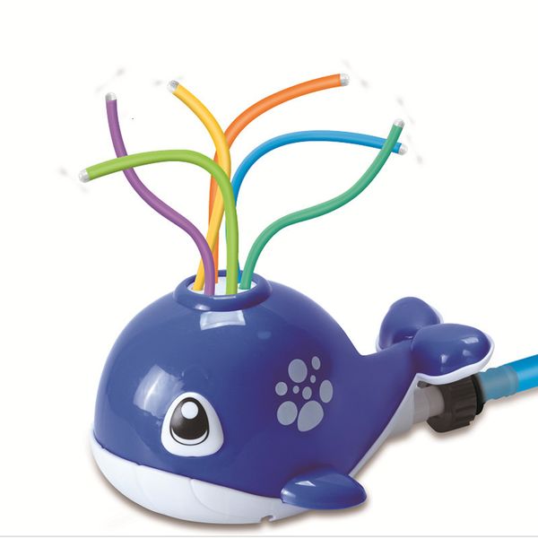 Песчаная игра с водой Fun Spray Outdoor Toy Sprinkler Backyard Garden Toys Summer Yard Cartoon Splash Baby Bath для детей 230711