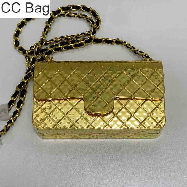 CC Bag Shopping S 2022SS мини -молоток кованый металлический лоскут
