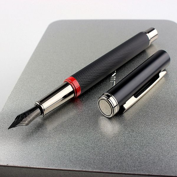 Penne stilografiche Luxury 500 Black Forest Pen Inchiostro estremamente scuro Business Office School Supplies 230707
