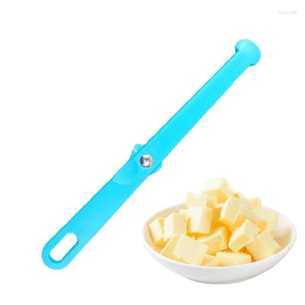 Geschirr-Sets Käse-Butter-Schneider – hochwertiges Werkzeug mit 2 Edelstahldrähten, Block-Handbuch, Bananenkuchen für Gelee