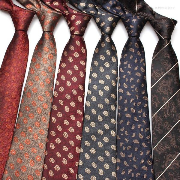 Галстуки для бабочек Linabiway 8 см мужской галстук мужской бизнес -формальный платье повседневное полосатое решетчатое узоры