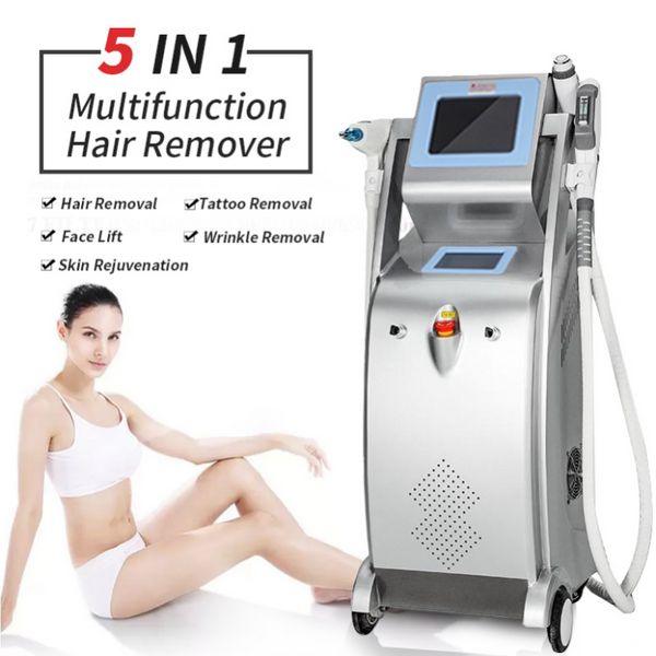 Equipamento de beleza multifuncional Nd-Yag Laser Q-Switch Removedor de tatuagem Nd Yag Focus Laser Rejuvenescimento facial Melhor efeito