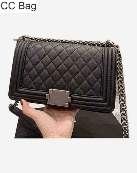 CC-Tasche Einkaufstaschen 7a Großhandel Designer Frauen Klassische Mini Mode gesteppte Kette Klappe Diamant Kalbsleder Kaviar Echtes Leder Schulter Cr