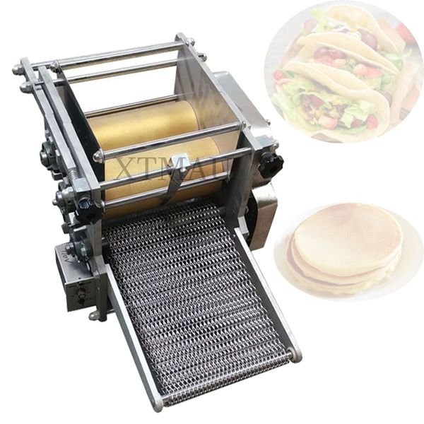 Industrielle kleine Mais-Tortilla-Presse, Brotchip-Herstellungsmaschine, mexikanische Mais-Tortilla-Maschine, kleine Stellfläche, Tortilla-Maschine